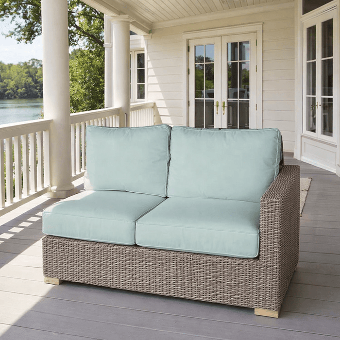 Teak Sectional Couch (Right End 2 - Seater Piece) - Sanibel - Teak HQ™