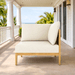Teak Sectional Outdoor Furniture (Corner Piece) - San Lucas - Teak HQ™