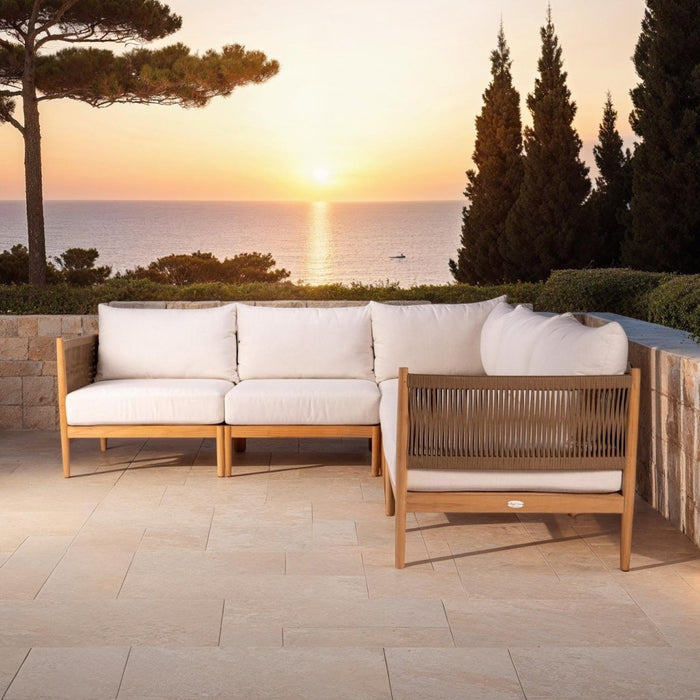 Teak Sectional Outdoor Furniture (Corner Piece) - San Lucas - Teak HQ™