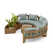 Teak Sectional Outdoor Sofa - Arena 5 - Piece Modular Set - Teak HQ™
