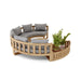 Teak Sectional Outdoor Sofa - Arena 5 - Piece Modular Set - Teak HQ™
