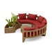 Teak Sectional Outdoor Sofa - Arena 5 - Piece Modular Set - Teak HQ™
