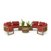 Teak Sectional Sofa - Arena 6 - Piece Modular Set - Teak HQ™