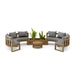 Teak Sectional Sofa - Arena 6 - Piece Modular Set - Teak HQ™