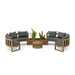 Teak Sectional Sofa - Arena 6 - Piece Modular Set - Teak HQ™