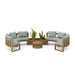 Teak Sectional Sofa - Arena 6 - Piece Modular Set - Teak HQ™