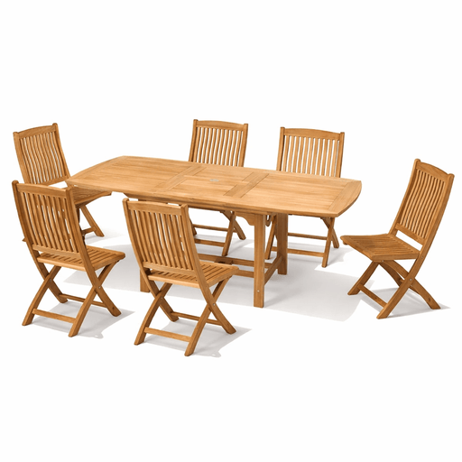 Teak Settee - Family (Table) & Sailor (6 Chairs) - Teak HQ™