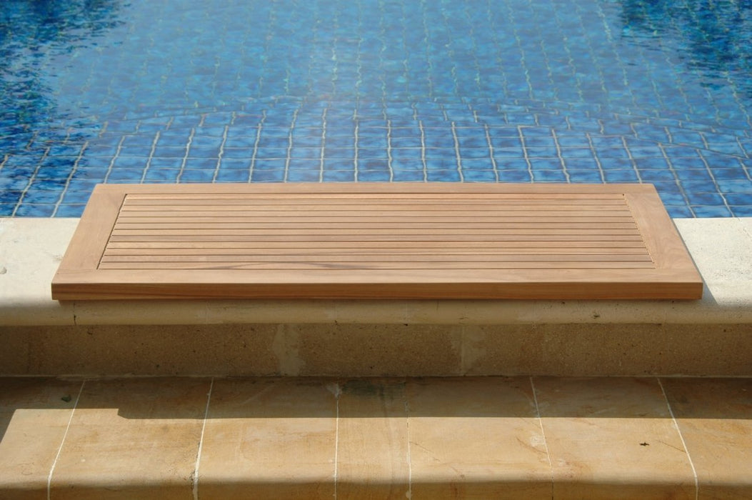 Teak Shower Bath Mat (39" Wide) - Spa - Teak HQ™