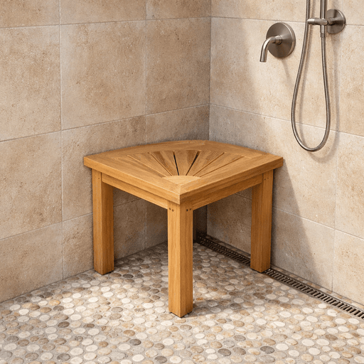 Teak Shower Stool - Spa - Teak HQ™