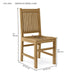 Teak Side Chair - Saratoga - Teak HQ™