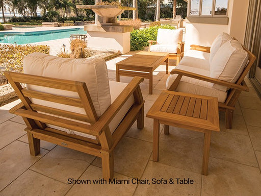 Teak Side Table (20" Square) - Miami - Teak HQ™
