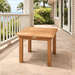 Teak Side Table (20" Square) - Miami - Teak HQ™