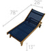 Teak Sling Chaise Lounge - Sundaze - Teak HQ™