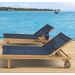 Teak Sling Chaise Lounge - Sundaze - Teak HQ™