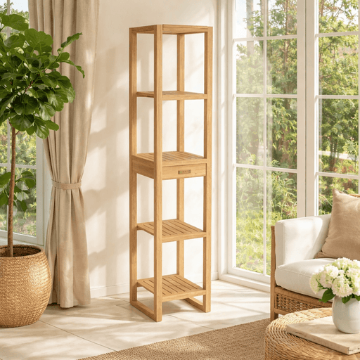 Teak Spa Furniture (4 - Shelf Unit) - Spa - Teak HQ™