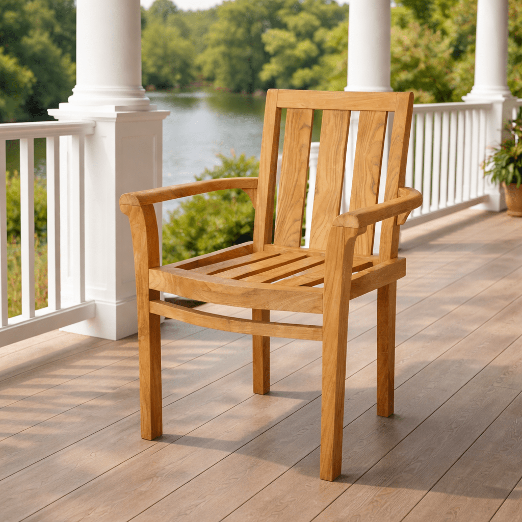 Teak Stacking Chairs (Set of 4) - Classic - Teak HQ™