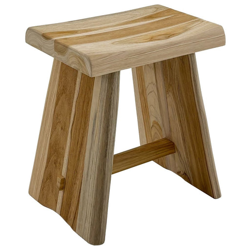 Teak Stool With Curved Seat - Pacifica - Teak HQ™