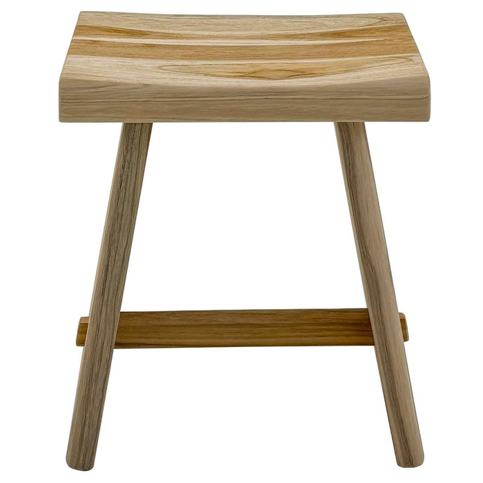 Teak Stool With Curved Seat - Pacifica - Teak HQ™