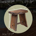 Teak Stool With Curved Seat - Pacifica - Teak HQ™