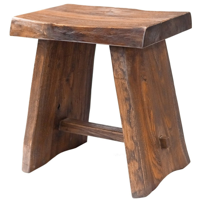 Teak Stool With Curved Seat - Pacifica - Teak HQ™