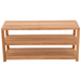 Teak Storage Spa Bench With 2 Lower Shelves - Horizon - Teak HQ™