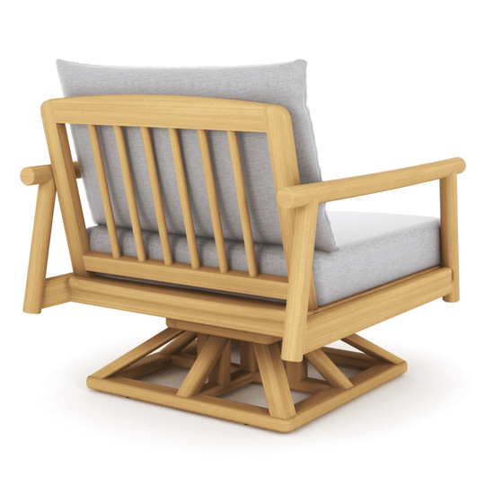 Teak Swivel Arm Chair - Seville - Teak HQ™