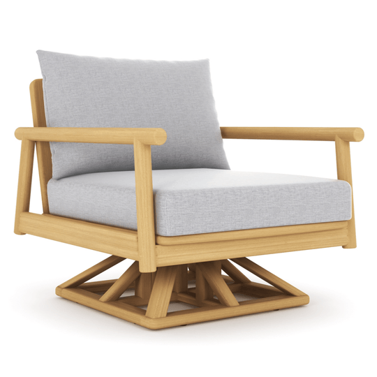 Teak Swivel Arm Chair - Seville - Teak HQ™