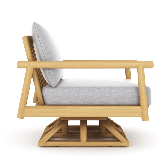 Teak Swivel Arm Chair - Seville - Teak HQ™