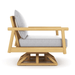 Teak Swivel Arm Chair - Seville - Teak HQ™
