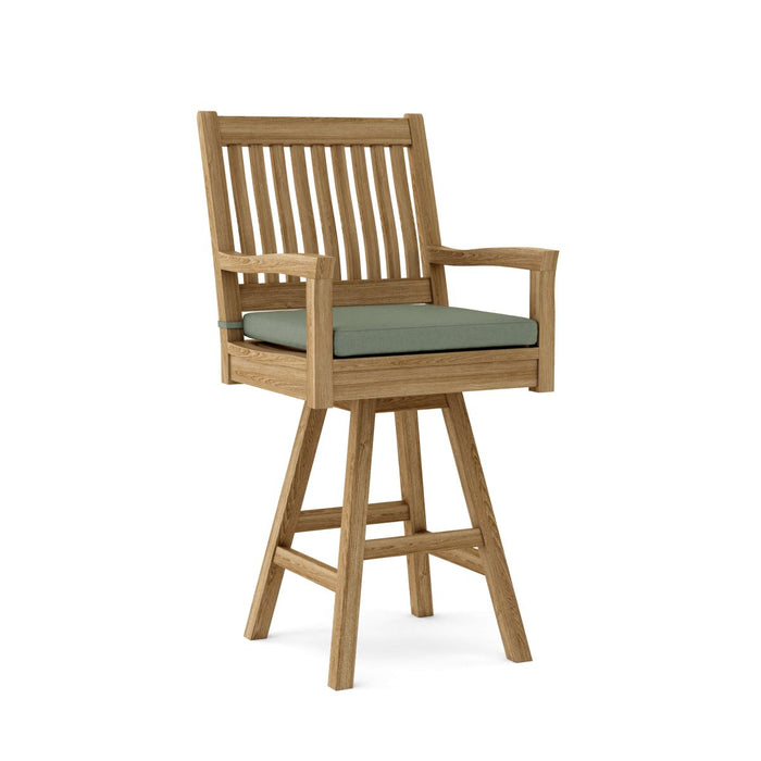 Teak Swivel Bar Chair - Rialto - Teak HQ™