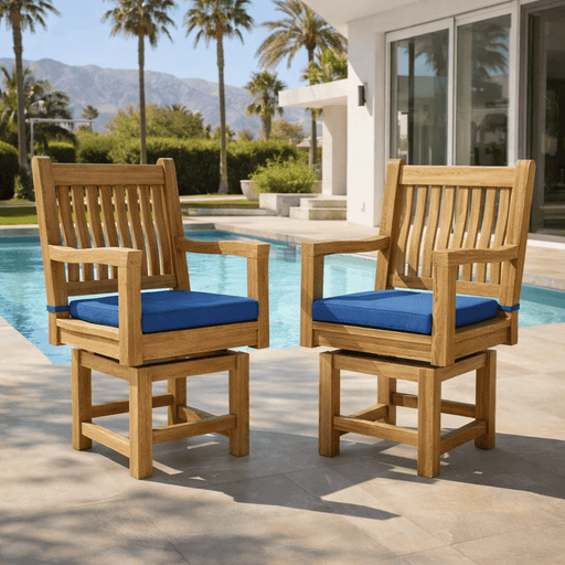 Teak Swivel Chair - Rialto (Swivel) - Teak HQ™