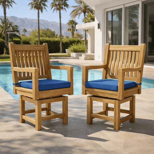 Teak Swivel Chair - Rialto (Swivel) - Teak HQ™