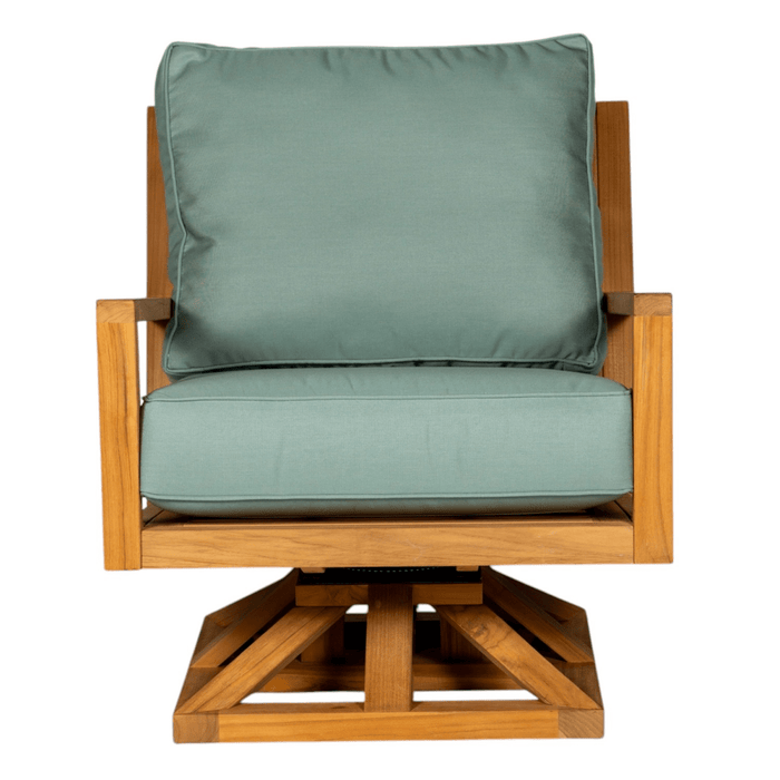 Teak Swivel Club Chair - Coastal - Teak HQ™