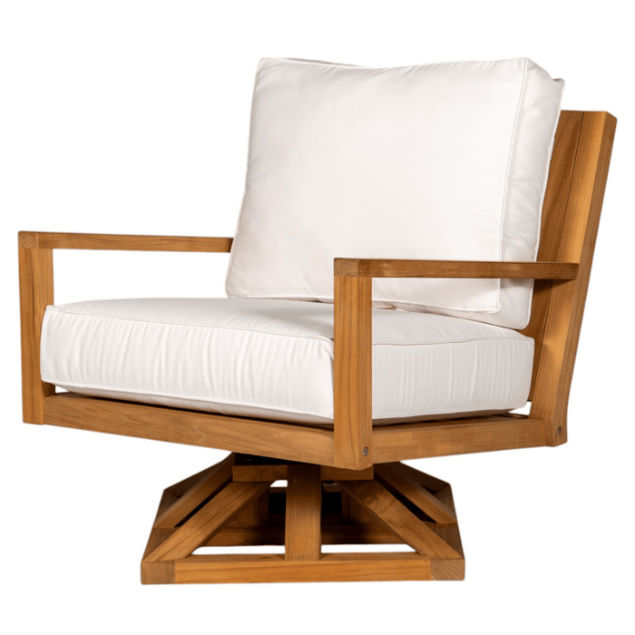 Teak Swivel Club Chair - Coastal - Teak HQ™