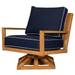 Teak Swivel Club Chair - Coastal - Teak HQ™