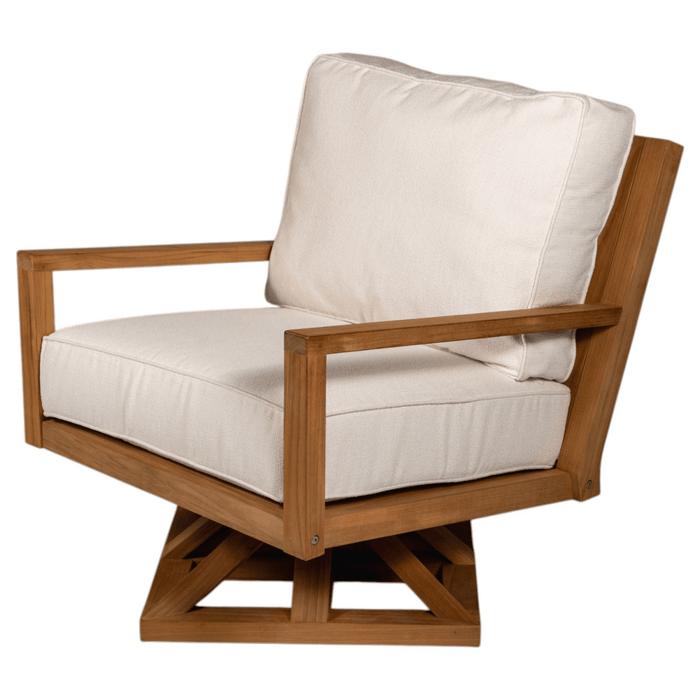 Teak Swivel Club Chair - Coastal - Teak HQ™
