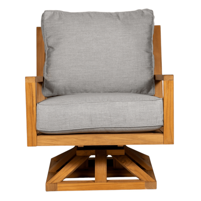 Teak Swivel Club Chair - Coastal - Teak HQ™
