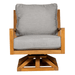 Teak Swivel Club Chair - Coastal - Teak HQ™