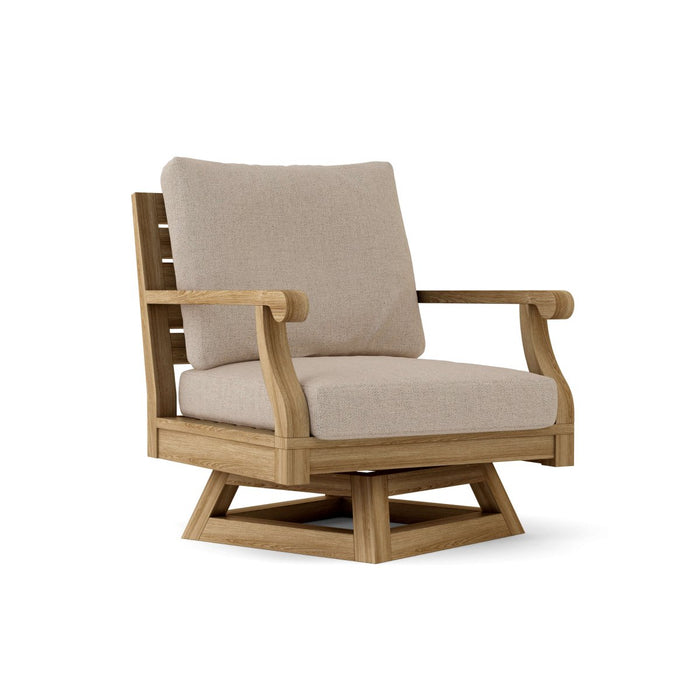 Teak Swivel Lounge Chair - Riviera (Swivel) - Teak HQ™