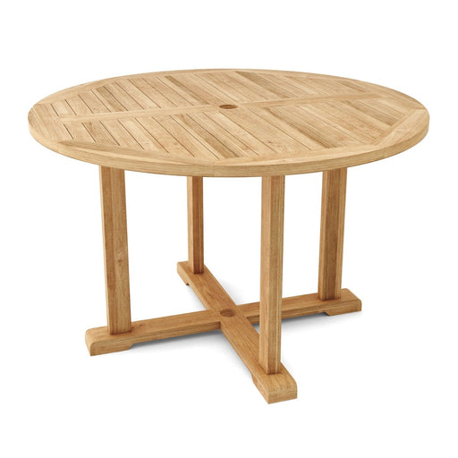 Teak Table and 4 Chairs - Tosca (Table) & Curve (Chairs) - Teak HQ™