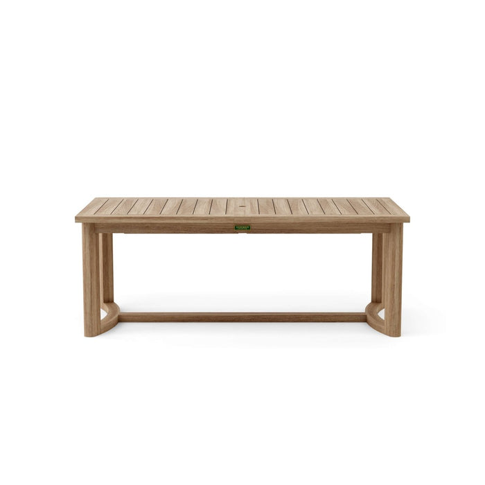 Teak Table and Chairs Set - Catania Table w/ 10 Chairs - Teak HQ™