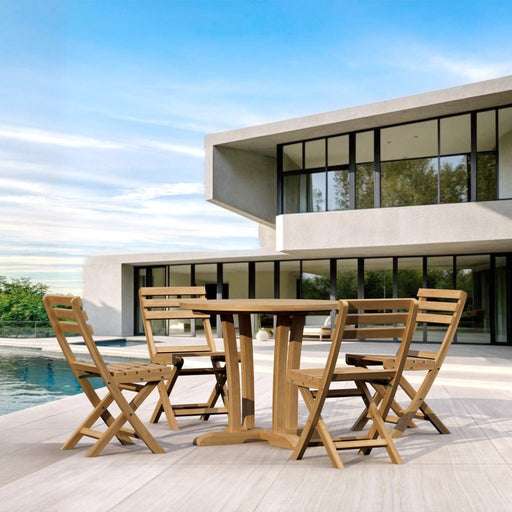 Teak Table Set - Descanso (Table) & Alabama (4 Chairs) - Teak HQ™