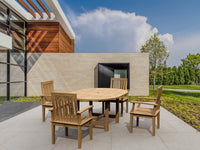 Teak Table With 4 Chairs - Bahama (Table) & Brianna (Chairs)