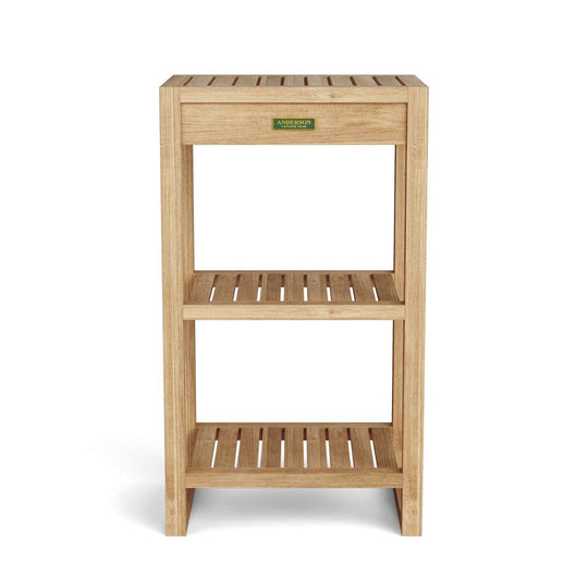 Teak Towel Shelf (2 - Shelf Unit) - Spa - Teak HQ™