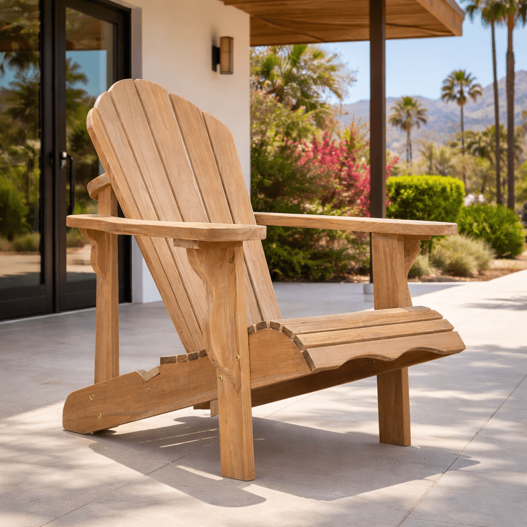 Teak Wood Adirondack Chair - Nautical - Teak HQ™