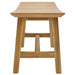 Teak Wood Backless Stool (Slatted) - Arcadia - Teak HQ™