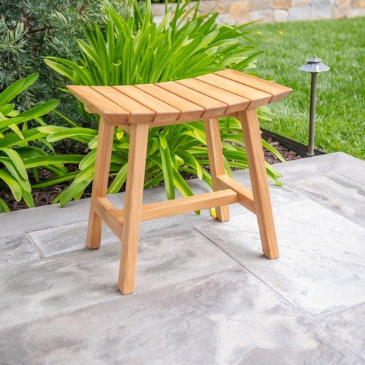 Teak Wood Backless Stool (Slatted) - Arcadia - Teak HQ™