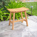Teak Wood Backless Stool (Slatted) - Arcadia - Teak HQ™