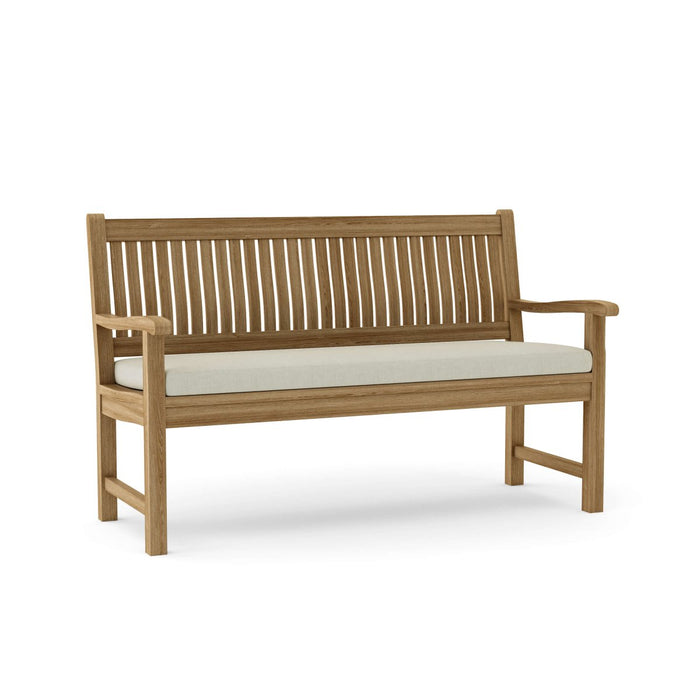 Teak Wood Bench (3 - Seater) - Del - Amo - Teak HQ™
