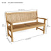 Teak Wood Bench (3 - Seater) - Del - Amo - Teak HQ™